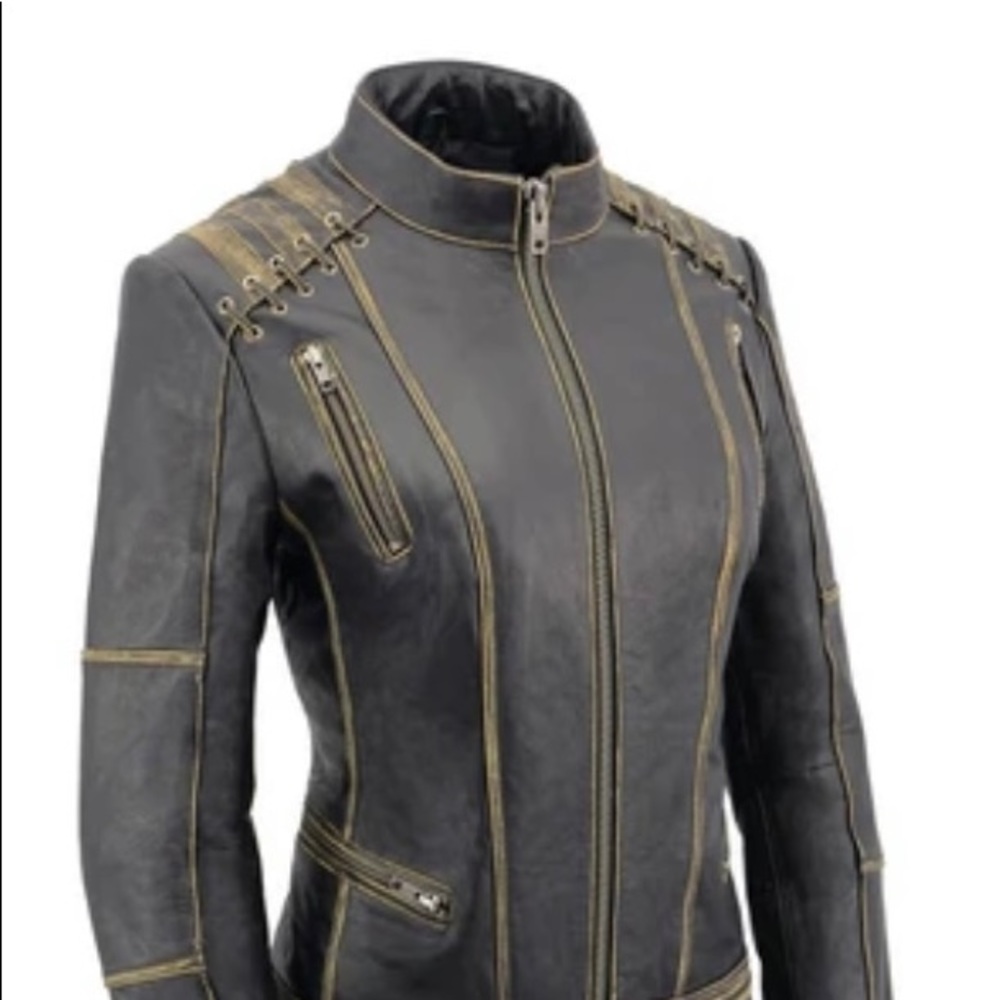 Milwaukee Leather Distressed Jacket